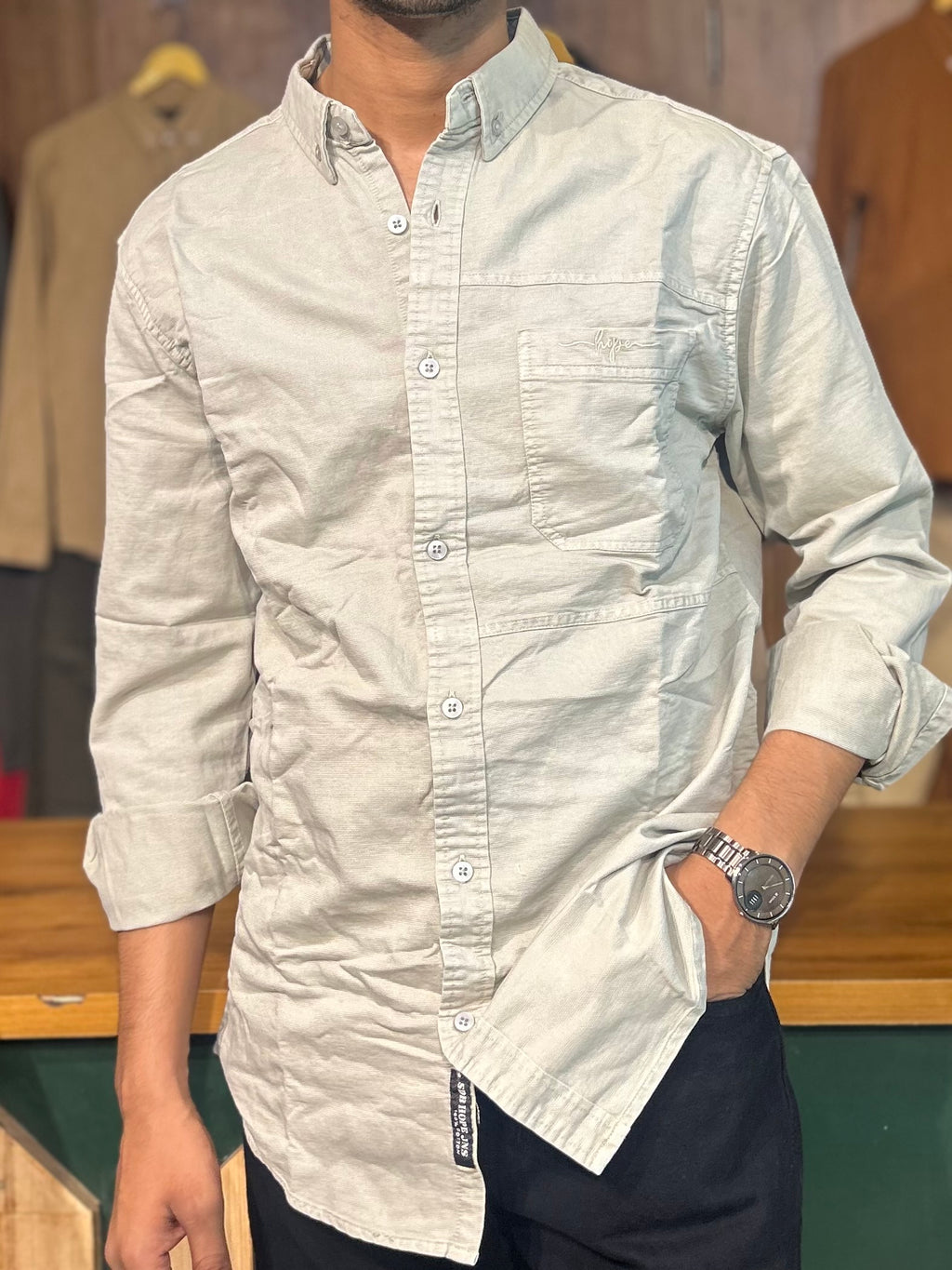 Beige RFD Denim shirt
