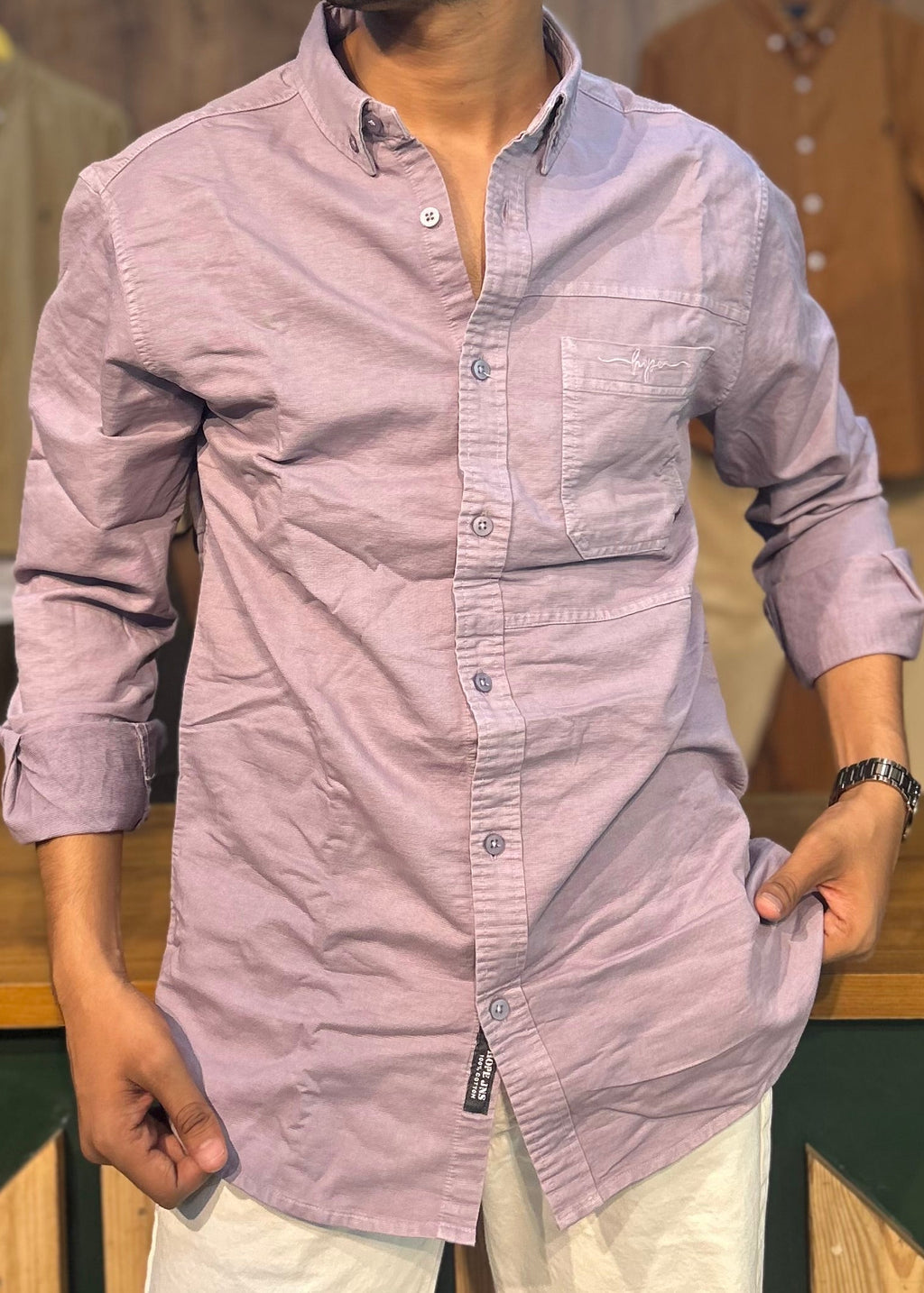 Lavender RFD Denim shirt