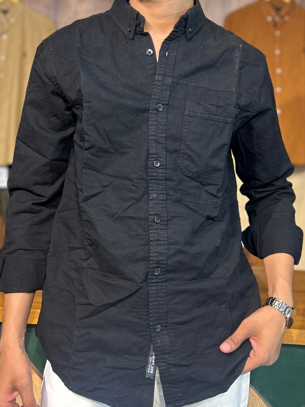 Black RFD Denim shirt