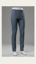 Slim-Fit Technical Trousers Slate Blue