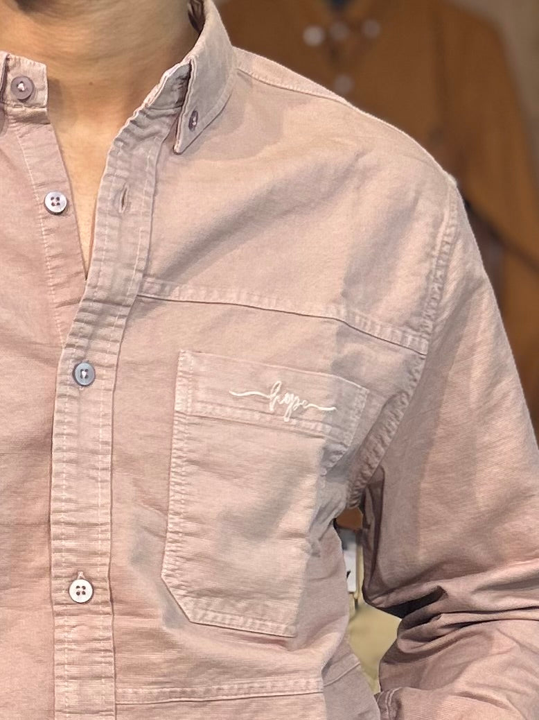 Peach RFD Denim shirt