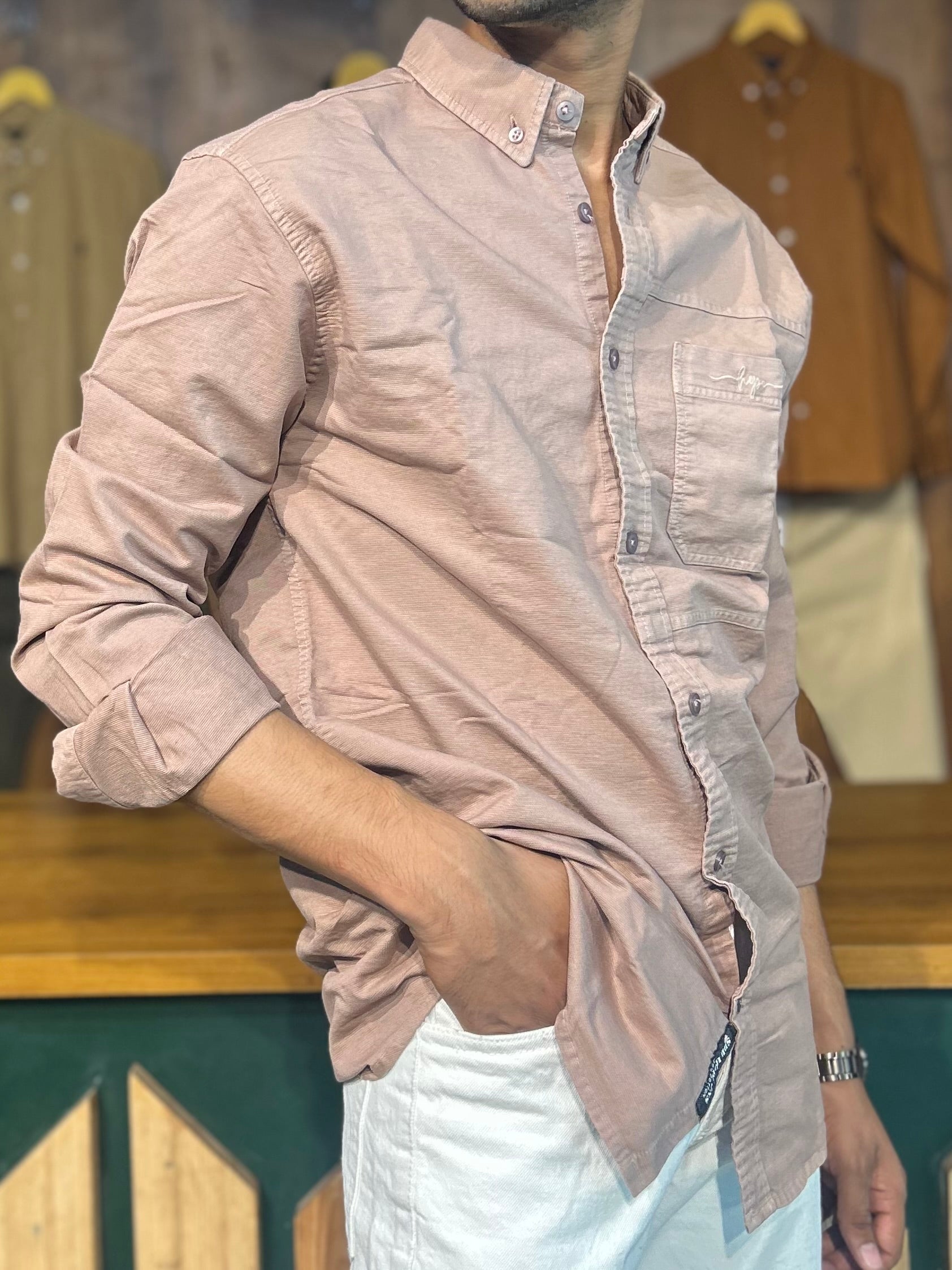 Peach RFD Denim shirt