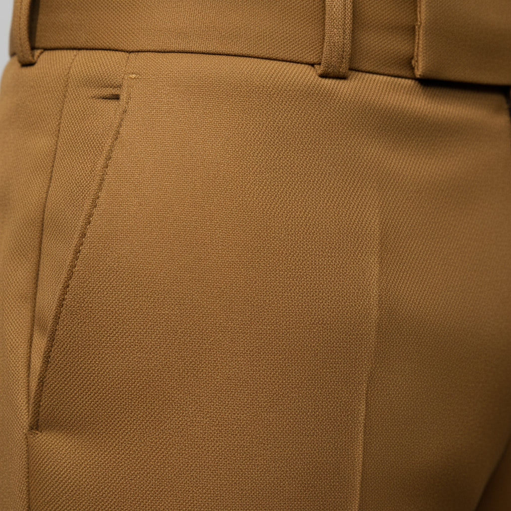 Men Bootcut Bronze Pant, Flared Leg Trouser