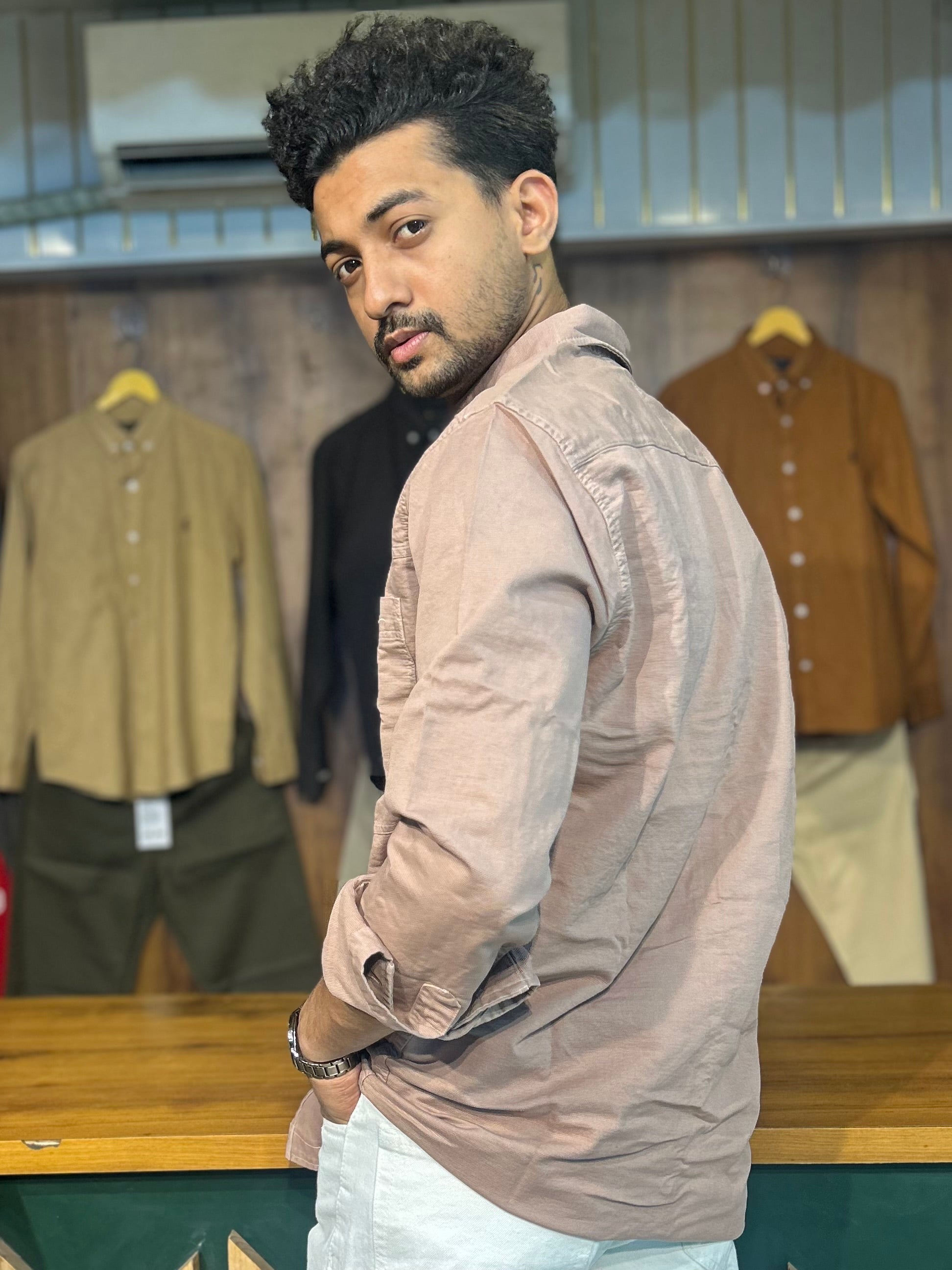 Peach RFD Denim shirt