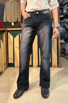 Shaded Bootcut Jeans (Black)