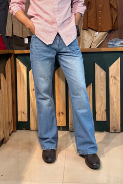 Shaded Bootcut Jeans (Mid Blue)