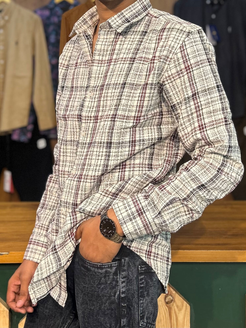 Classic check shirt
