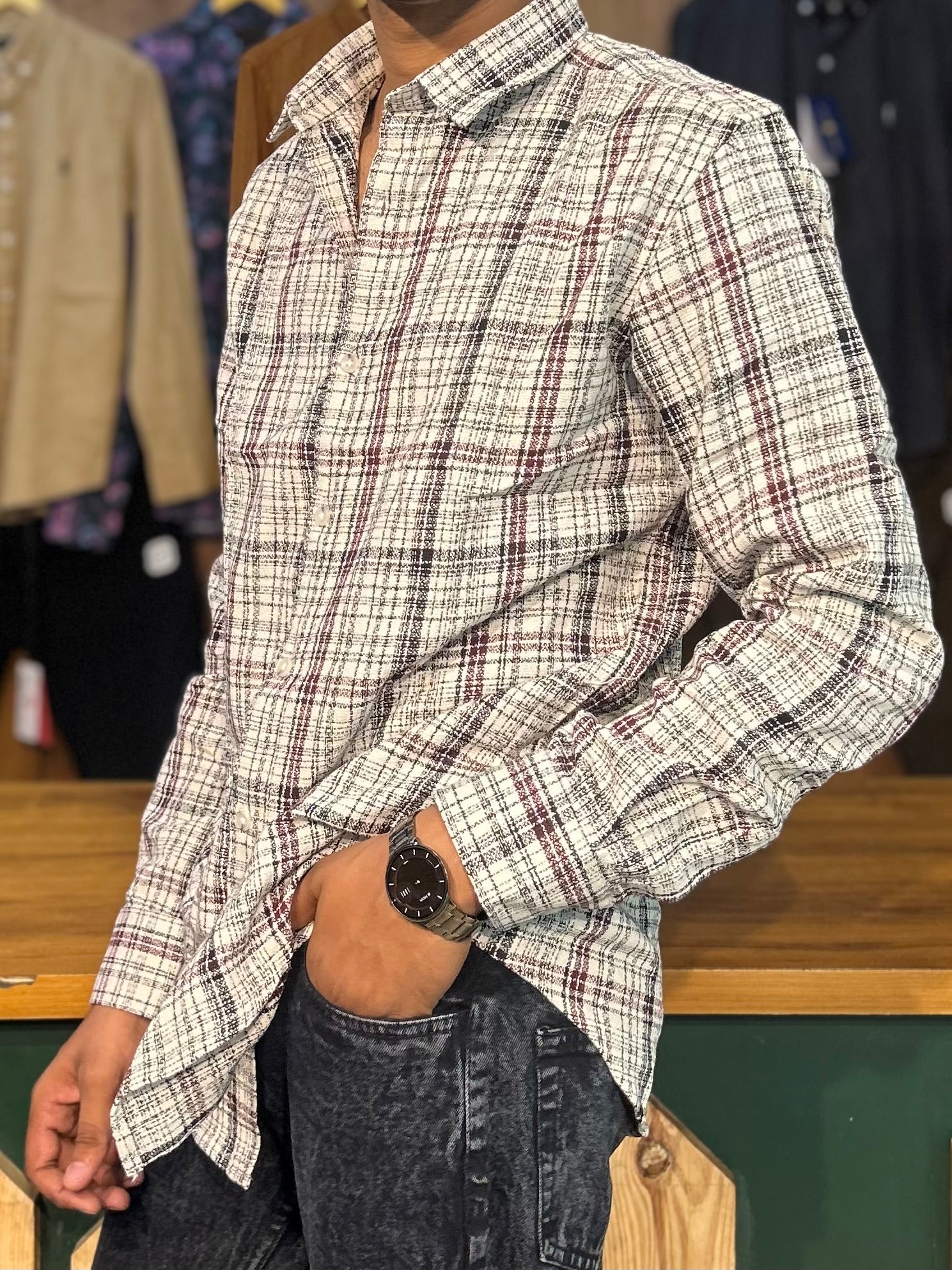 Classic check shirt