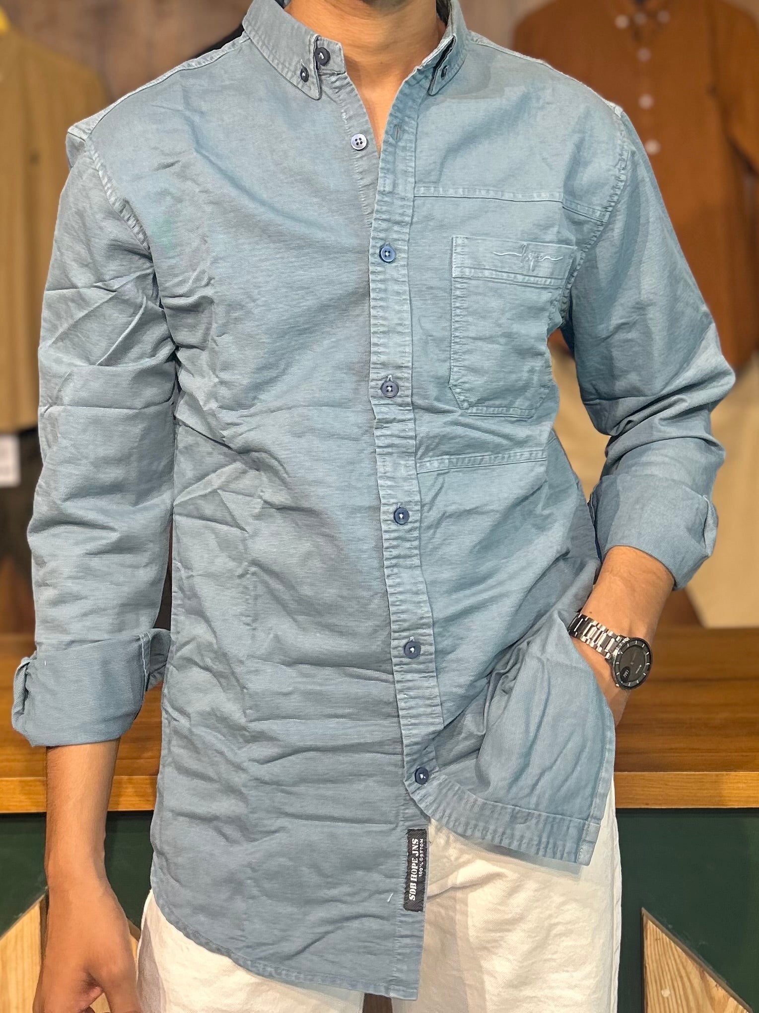 Sky Blue RFD Denim shirt