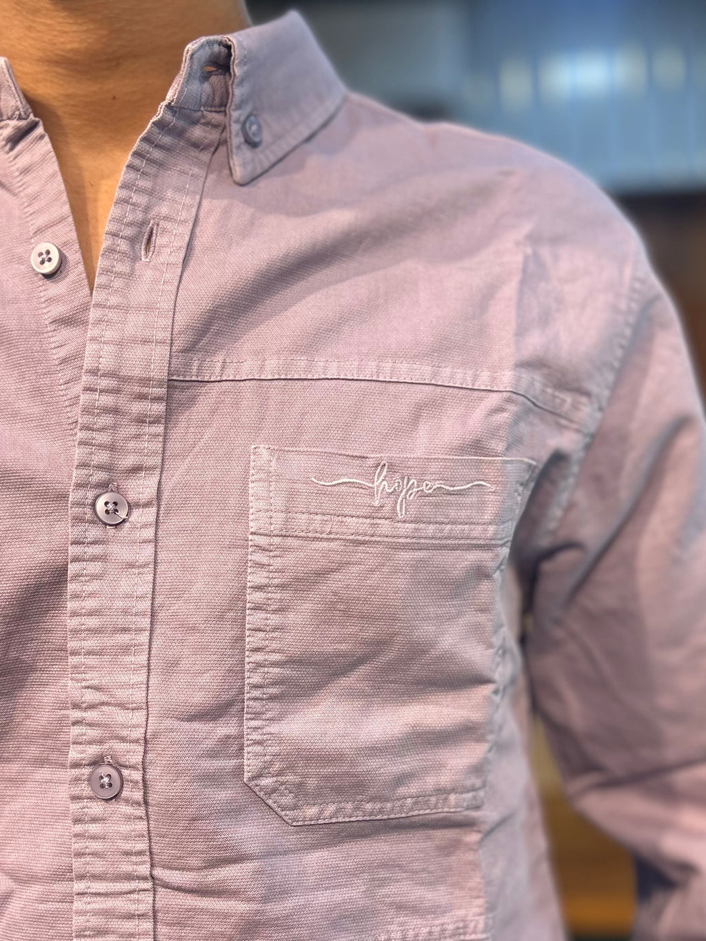 Lavender RFD Denim shirt
