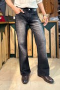 Shaded Bootcut Jeans (Black)