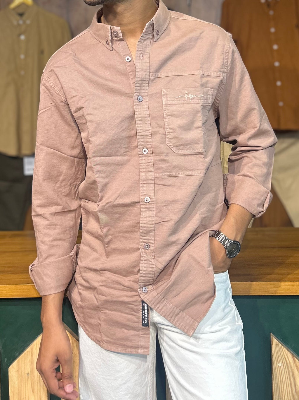 Peach RFD Denim shirt