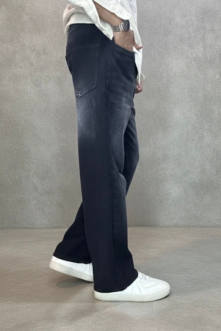 Straight Fit fade jeans