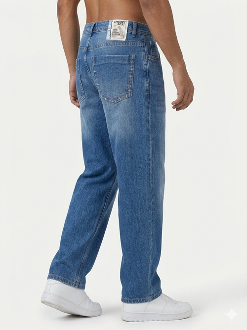 Blue shaded Baggy jeans